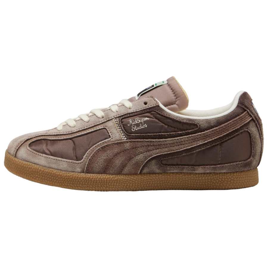 PUMA KIDSUPER STUDIOS x PUMA Brasil Retro Nostalgic Skateboard Shoes Unisex Coffee Brown