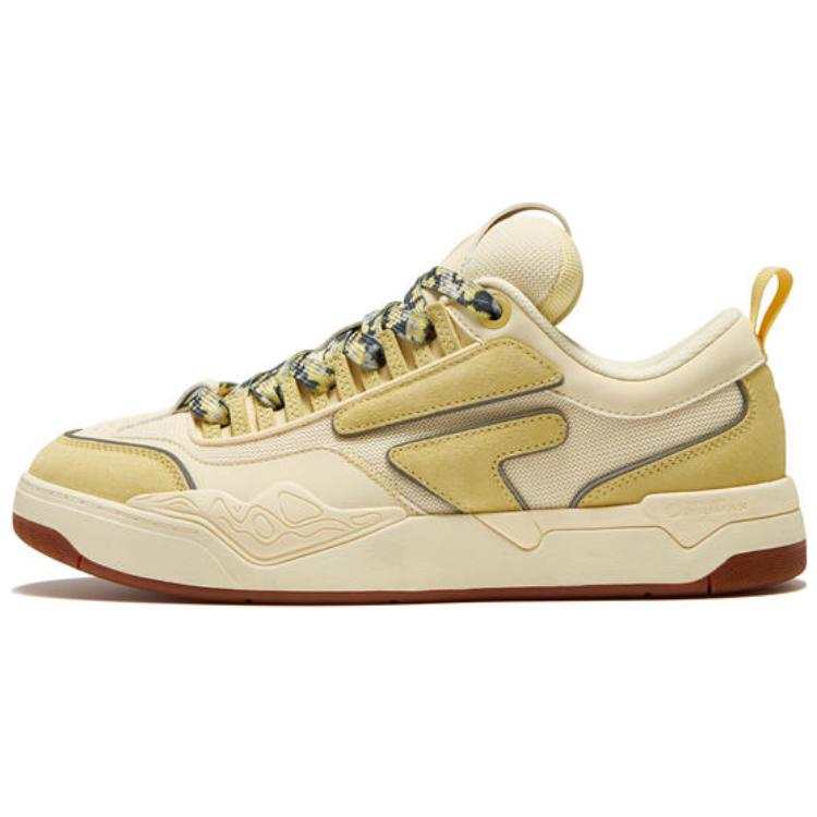 FILA FUSION x Beams Nollie Low top Skateboard Shoes Men's Transparent Yellow Chantilly Cream