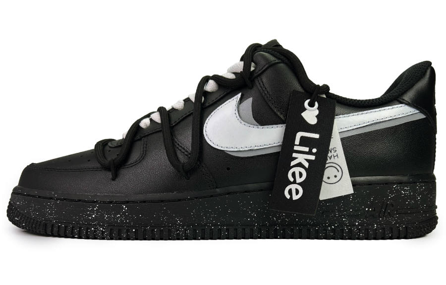 Nike Nike Air Force 1 Putting The Cart Before The Horse Low top Skateboard Shoes Women's Black White