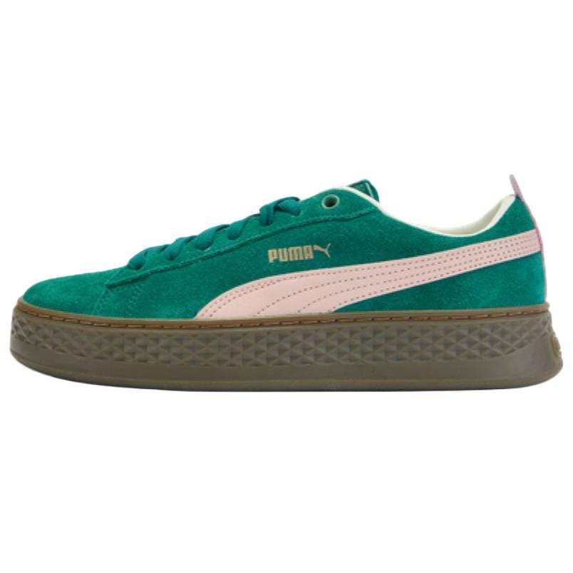 PUMA Smash Platform Low top Skateboard Shoes Women's Green