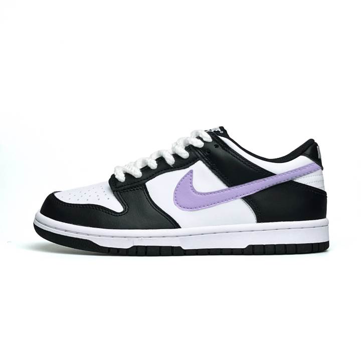 Nike Nike Dunk WAO Slip Resistant Abrasion Resistant Low top Skateboard Shoes Unisex Black Purple