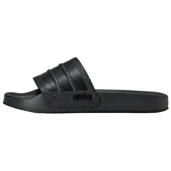 Adidas Adidas x Arte striped slides Women's