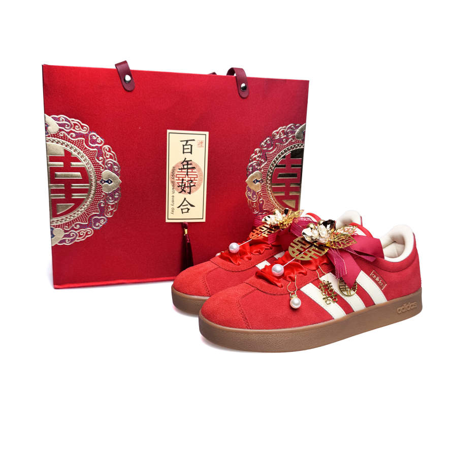 Adidas Adidas Vl Court Classic Happy Union Low top Skateboard Shoes Unisex