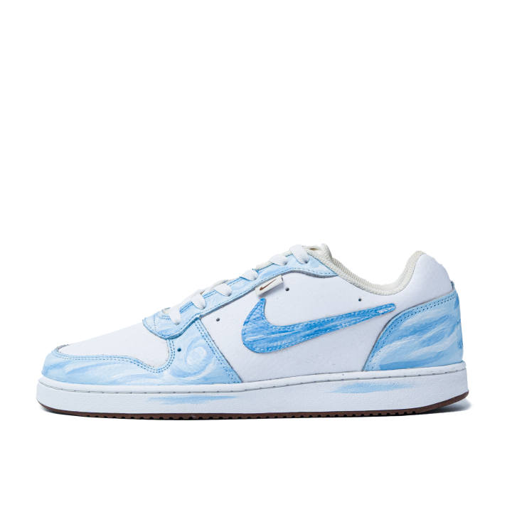 Nike Nike EBERNON Wave Tip Cushioning, Wear Resistant Low top Skateboard Shoes Men's Blue White