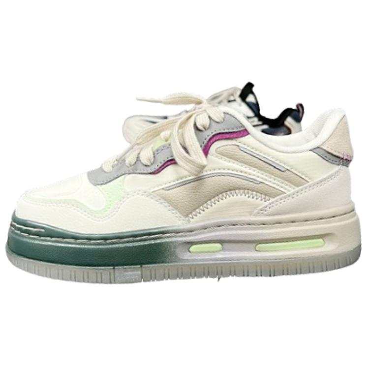 Li-Ning Li Ning Future C1 Slip Resistant Abrasion Resistant Low top Skateboard Shoes Women's White Gray Green
