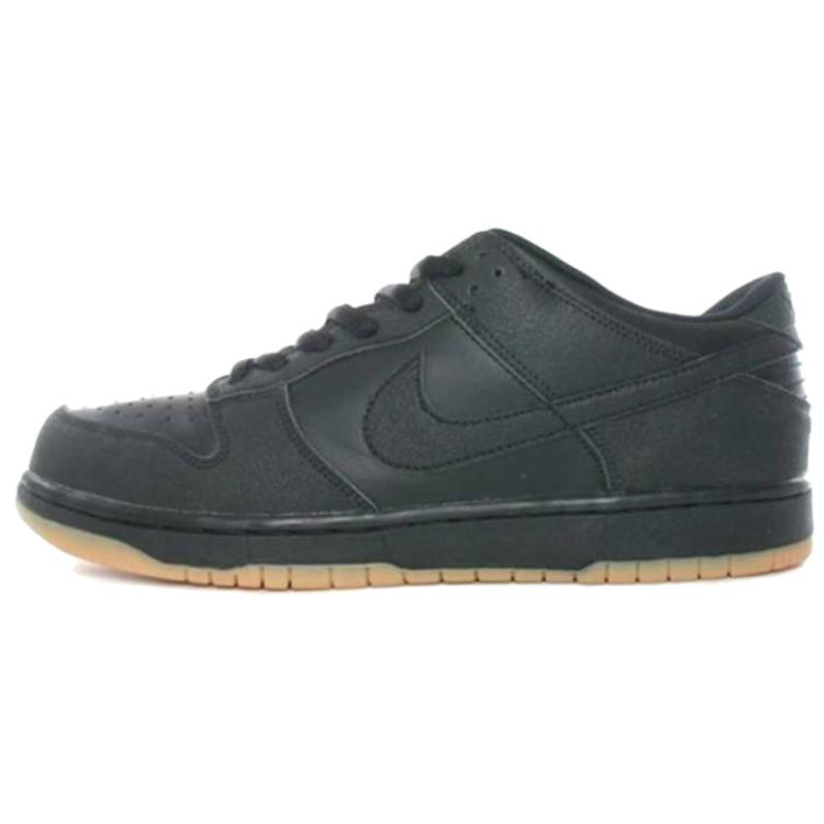 Nike Nike Dunk Slip Resistant Abrasion Resistant Low top Skateboard Shoes Men's Black