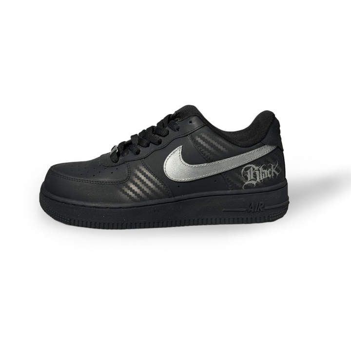 Nike Nike Air Force 1 Low top Skateboard Shoes Unisex Black