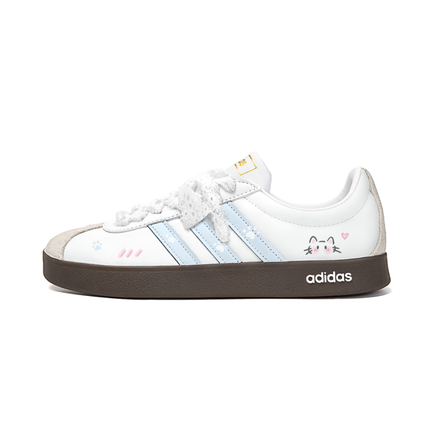 Adidas Adidas VL COURT 2.0 Star Joy Manufacturing, Blue Bubbles Cushioning Abrasion Resistant Cushioning, Wear Resistant