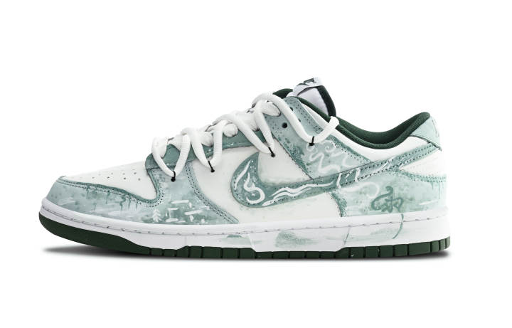 Nike Nike Dunk Layers Of Mist Rain Slip Resistant Abrasion Resistant Slip Resistant Abrasion Resistant Low top