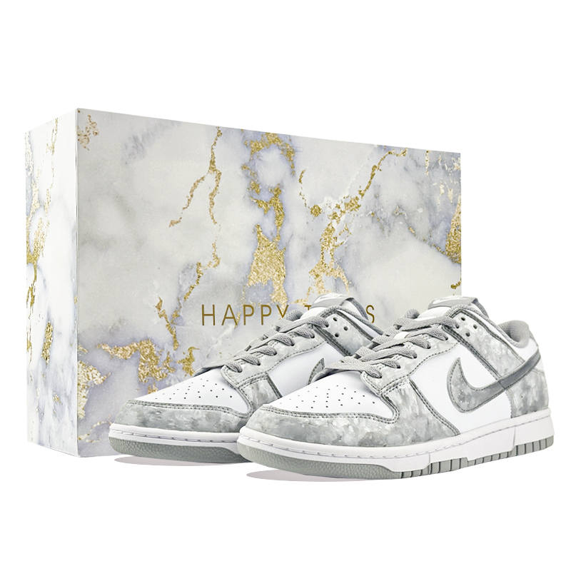 Nike Nike Dunk Gray Domain Explorer Cushioning Abrasion Resistant Cushioning, Wear Resistant Low top Skateboard Shoes Unisex
