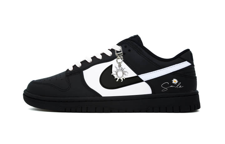 Nike Nike Dunk Daisy Smile Abrasion Resistant Low top Skateboard Shoes Unisex
