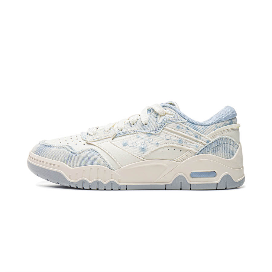 Li-Ning Li Ning Moon White 3 Skateboard Shoes Women's Low Top White, Blue