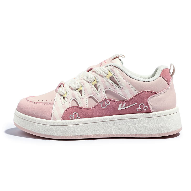 Warrior Height Increasing Abrasion Resistant Slip Resistant Low top Skateboard Shoes Women's