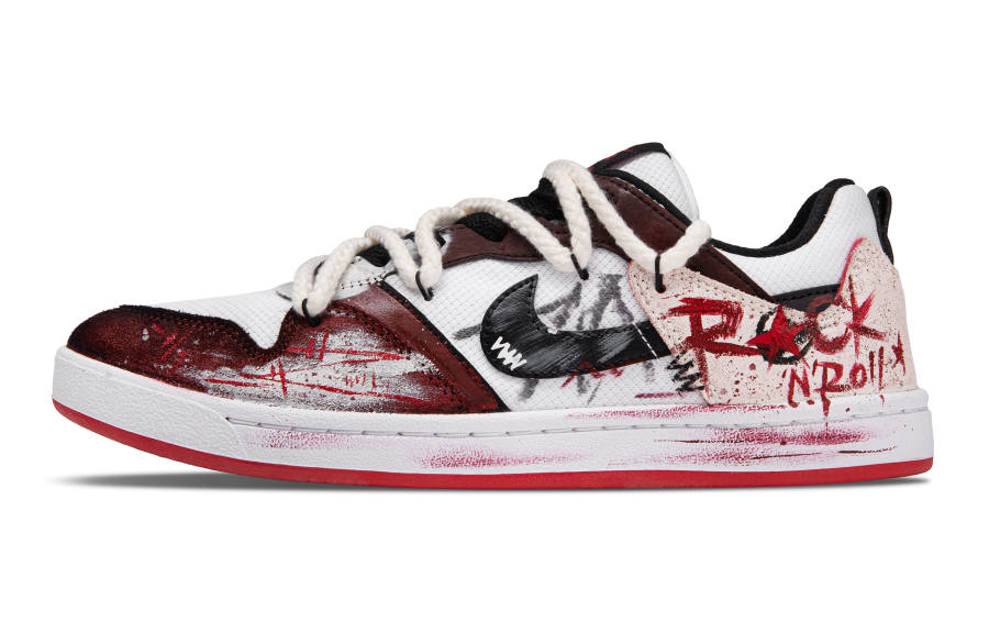 Nike Nike SB Alleyoop Rock Star Low top Skateboard Shoes Unisex Red
