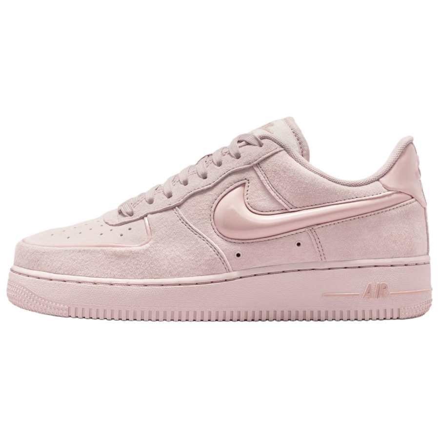Nike Nike Air Force 1 Leather Cushioning Low top Skateboard Shoes Women's Pink
