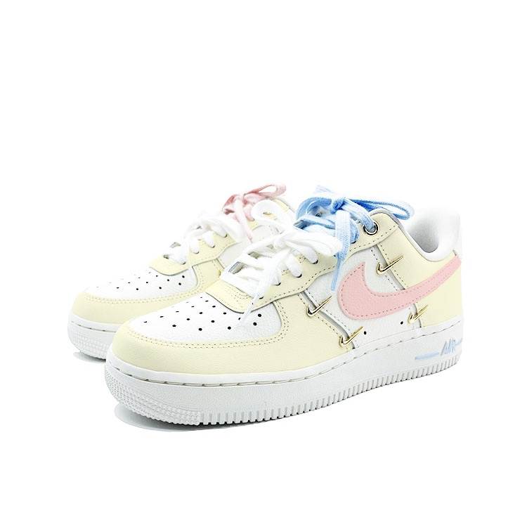 Nike Nike Air Force 1 Iridescent Mismatched Abrasion Resistant Abrasion Resistant Low top Skateboard Shoes Women's