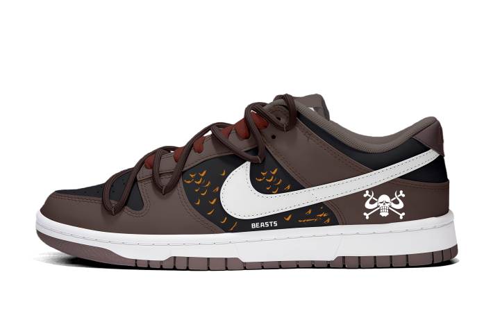 Nike Nike Dunk Beast Skeleton Cushioning, Wear Resistant Low top Skateboard Shoes Unisex