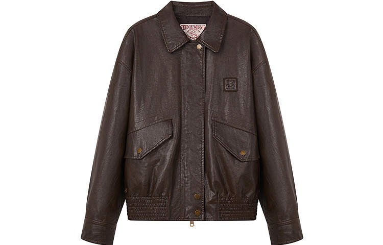 Teenie Weenie Leather Jacket Women's