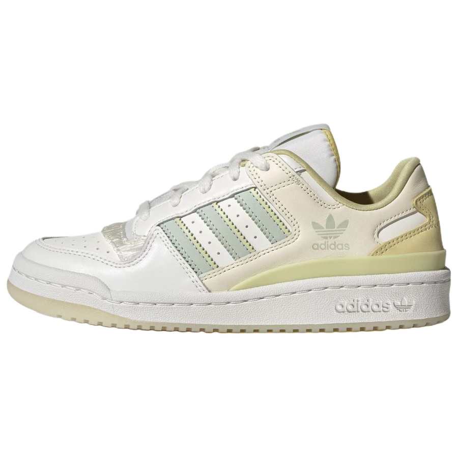 Adidas Originals FORUM Abrasion Resistant Low top Skateboard Shoes Women's Bright White