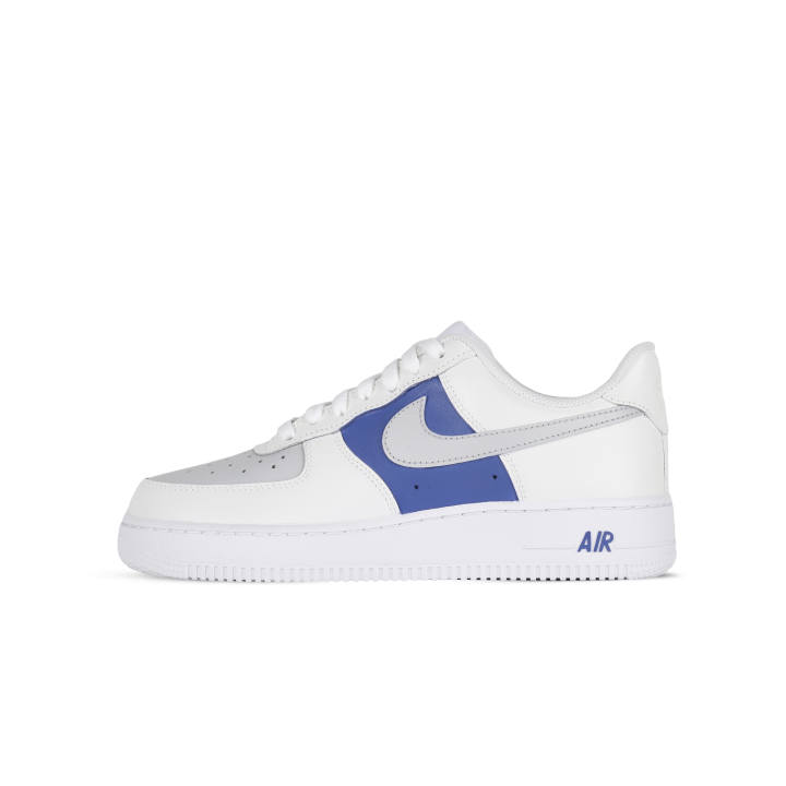Nike Nike Air Force 1 Wind Rising Abrasion Resistant Abrasion Resistant Low top Skateboard Shoes Unisex Blue White
