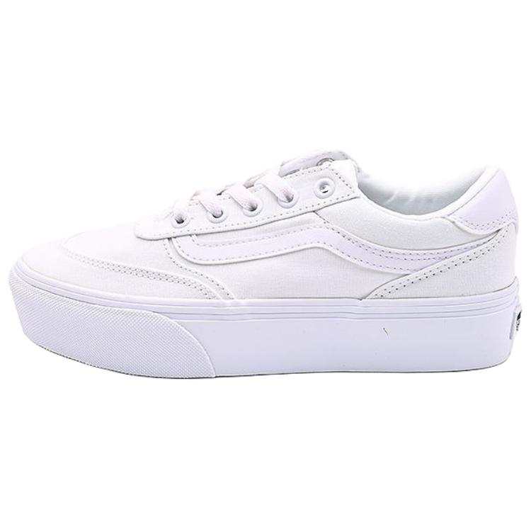 Vans Brooklyn LS Abrasion Resistant Low top Skateboard Shoes Women's White