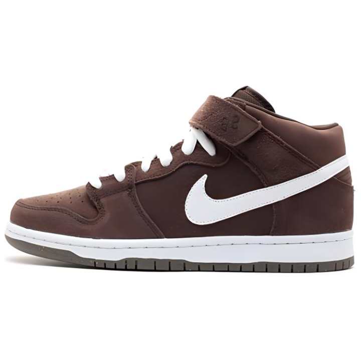 Nike Nike Dunk SB Baroque Brown White Gum Slip Resistant Lightweight Non slip Lightweight Mid top Skateboard Shoes Men's