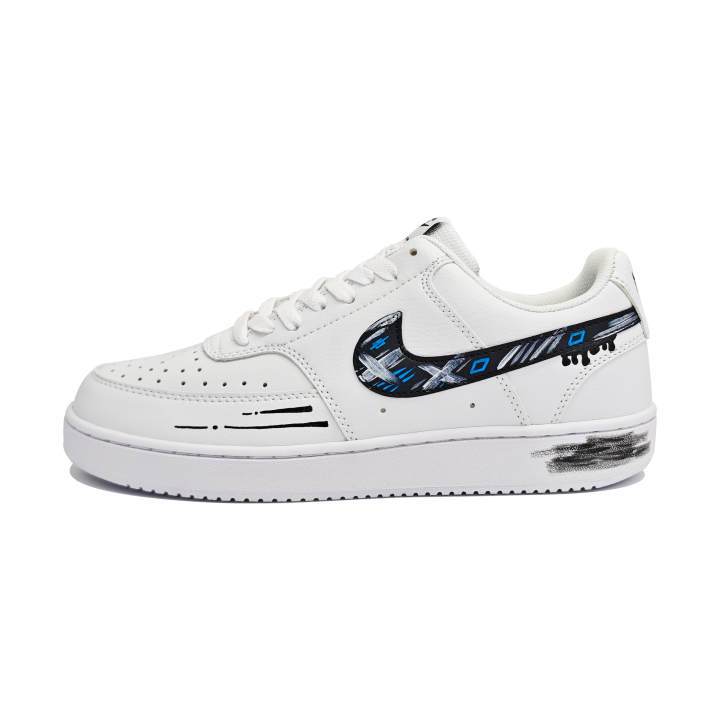 Nike Nike Court Vision Skateboard Shoes Unisex Low Top Blue