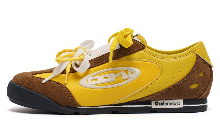 Ocai Lightweight Low top Skateboard Shoes Women's Cookies Yellow