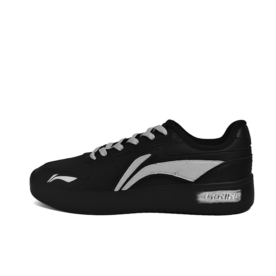 Li-Ning Li Ning Sycee V2 Trendy White, Fashionable, Versatile Synthetic Leather Slip Resistant Cushioning Abrasion Resistant