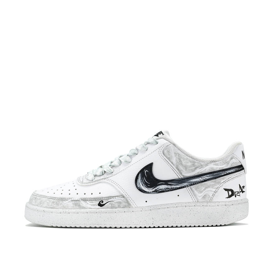 Nike Nike Court Vision 1 Skateboard Shoes Men's Low Top White
