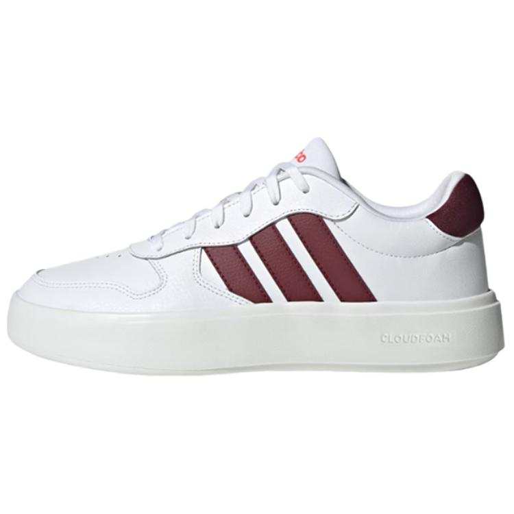 Adidas Adidas LITECOURT Abrasion Resistant Abrasion Resistant Low top Skateboard Shoes Men's White Red