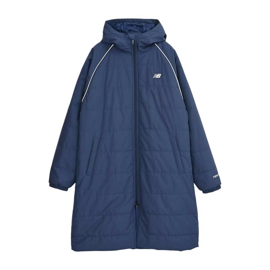 New Balance New Balance Jackets Men's Marine Blue Hooded Thickened Other