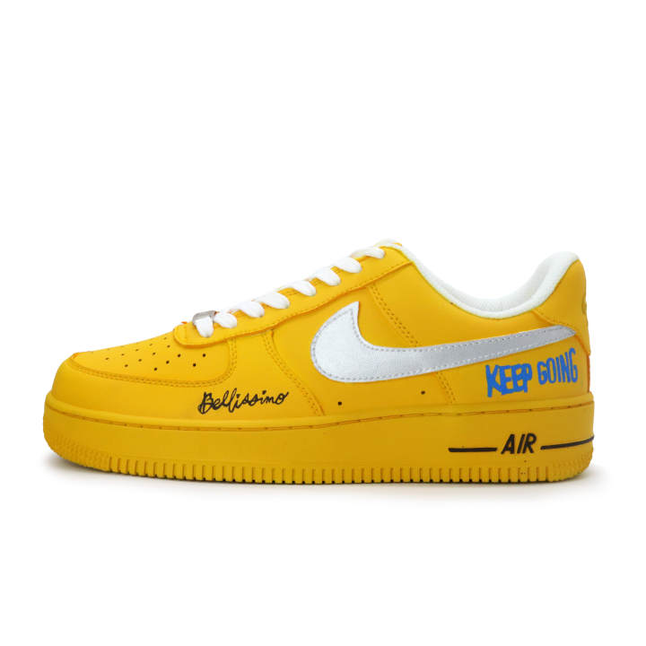 Nike Nike Air Force 1 Silver Label, Fashion, Versatile, Individualized, Classic Vintage, Hand Drawn, Spray Painting