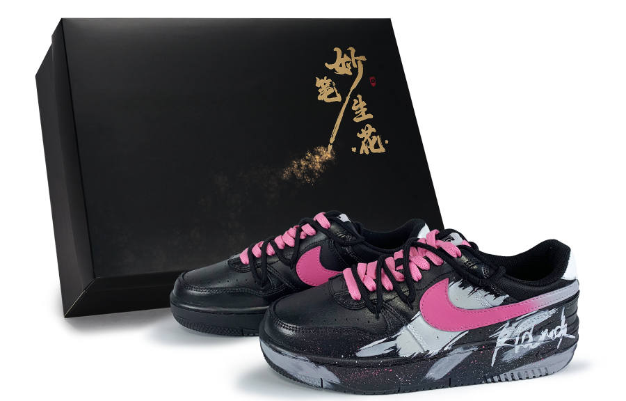 Nike Nike Gamma Force Blade's Sweet Words Bloom Slip Resistant Abrasion Resistant Low top Skateboard Shoes Women's