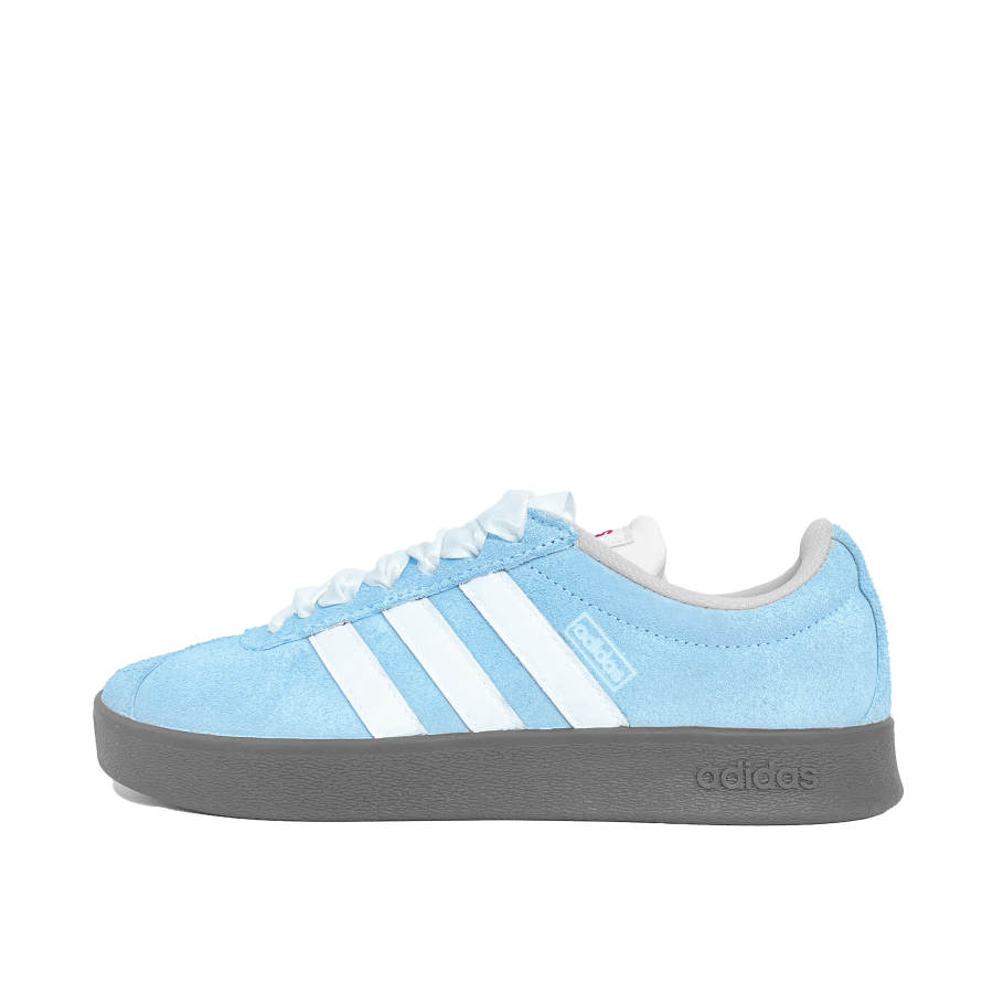 Adidas Adidas Small Blue Bottle Coverage Quick Dry Lightweight Low top Skateboard Shoes Unisex Blue White