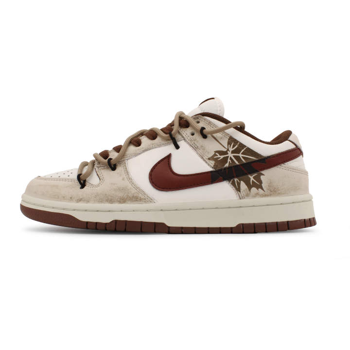 Nike Nike Dunk 1978, Crimson Sunset Leather Low top Skateboard Shoes Women's Light Brown