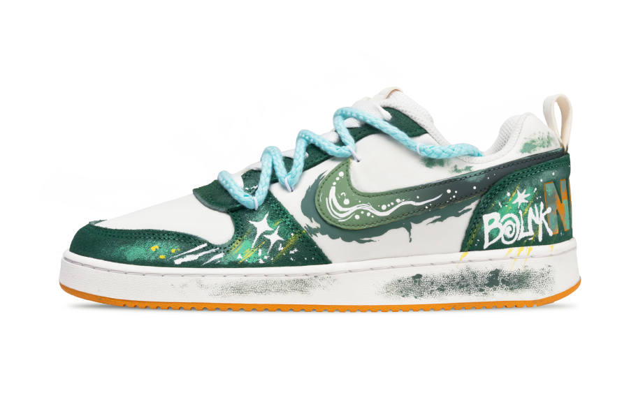 Nike Nike Court Borough PRM Wild Green Trail Cushioning Abrasion Resistant Cushioning, Wear Resistant Low top