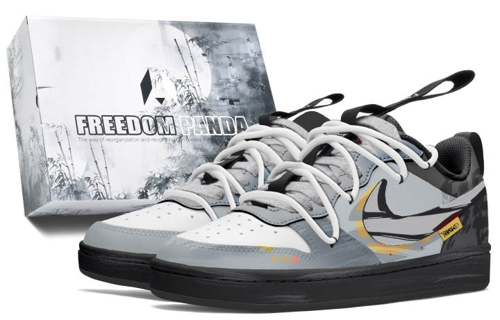 Nike Nike Court Borough Low 2 Slip Resistant Abrasion Resistant Low top Skateboard Shoes GS Blue Black