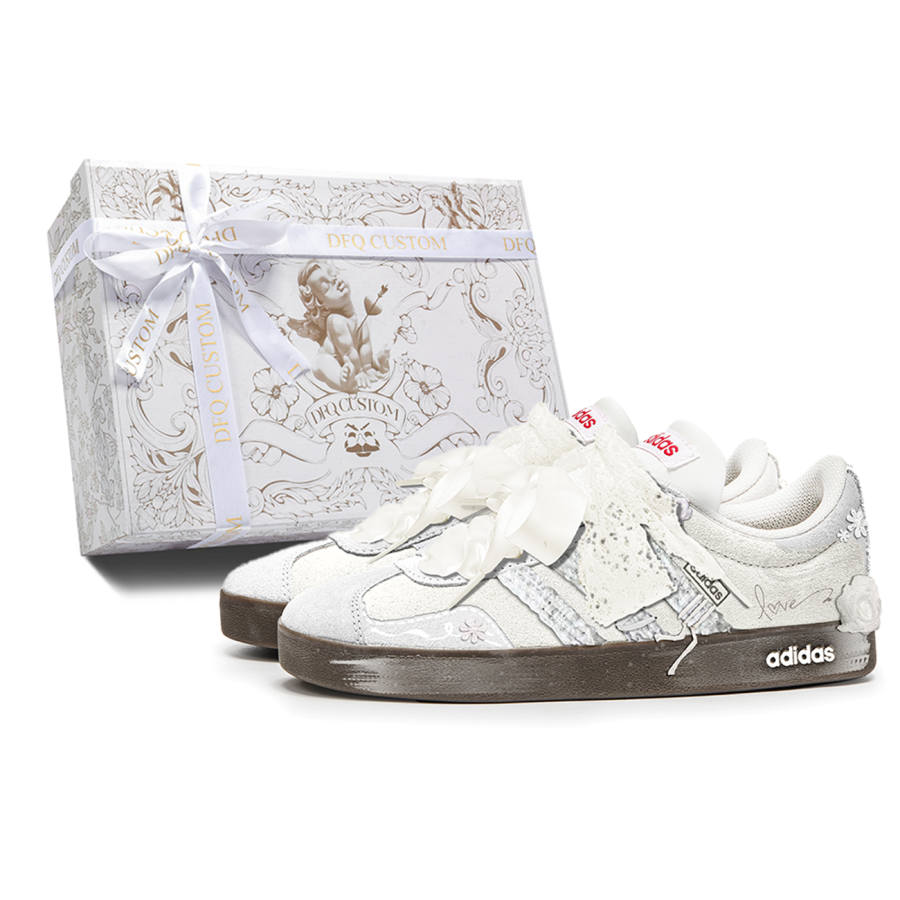 Adidas Neo VL Court 2.0 Da Vinci, Box, Fragrance Breeze Abrasion Resistant Abrasion Resistant Low top Skateboard Shoes