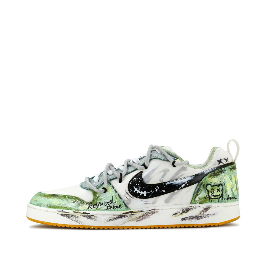 Nike Nike Court Borough PRM Green Jungle Abrasion Resistant Low top Skateboard Shoes Unisex Green