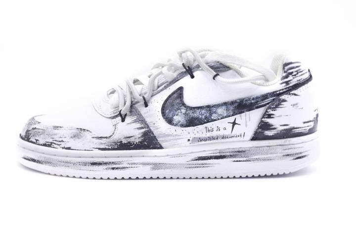 Nike Nike EBERNON Twilight Cross Abrasion Resistant Low top Skateboard Shoes Unisex