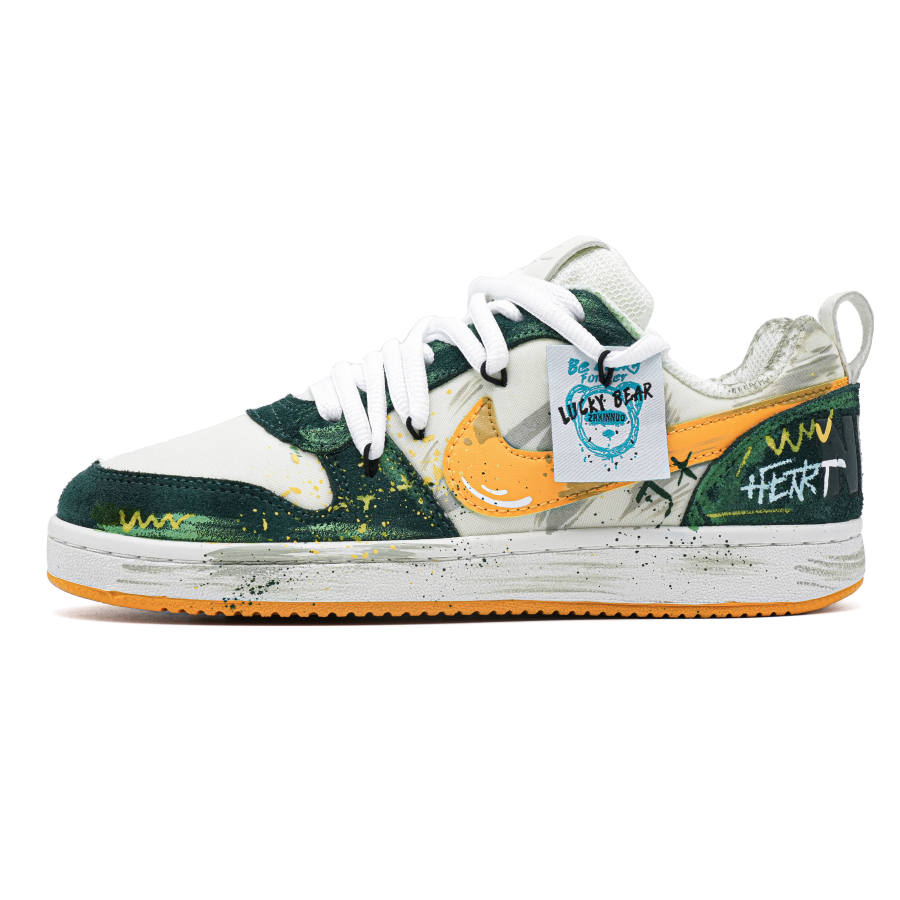 Nike Nike Court Borough PRM Hard Working Trendy Toy Canvas Cushioning, Wear Resistant Low top Skateboard Shoes Men's