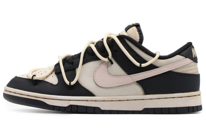 Nike Nike Dunk Strawberry Coffee Leather Abrasion Resistant Low top Skateboard Shoes Men's