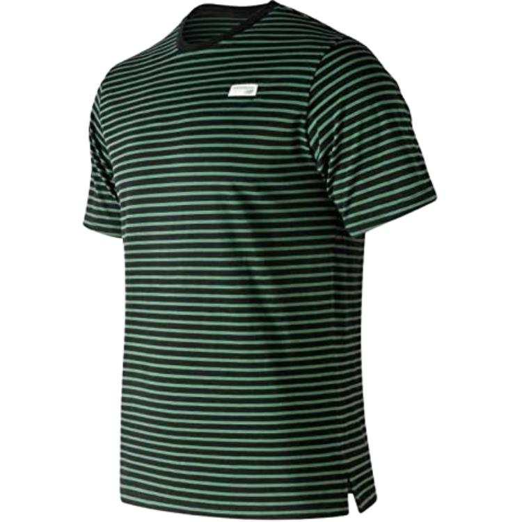 New Balance New Balance T Shirts Men's Green Crew Neck