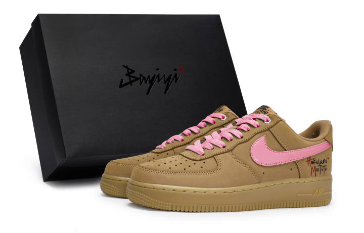 Nike Nike Air Force 1 Low 811 Manufacturing Slip Resistant Slip Resistant Low top Skateboard Shoes Unisex Wheat