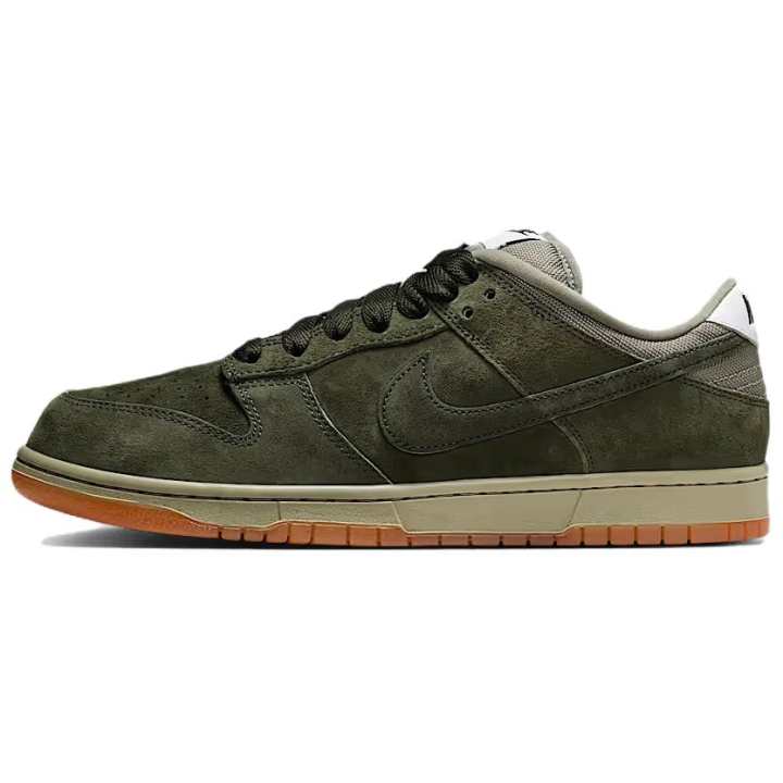Nike Nike Dunk SB Low top Skateboard Shoes Unisex Olive Green