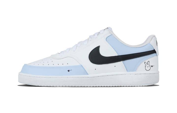 Nike Nike Court Vision 1 Maris Sal Light Blue Abrasion Resistant Abrasion Resistant Low top Skateboard Shoes Unisex Blue