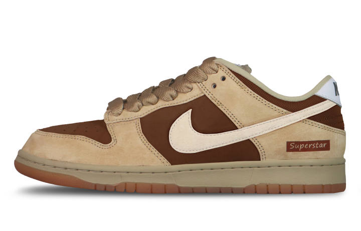 Nike Nike Dunk SB Abrasion Resistant Abrasion Resistant Low top Skateboard Shoes Unisex Brown Red