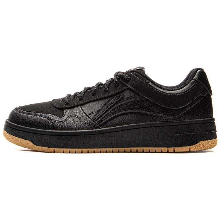 Li-Ning Li Ning Tianji Slip Resistant Cushioning Abrasion Resistant Lightweight Low top Skateboard Shoes Men's Black
