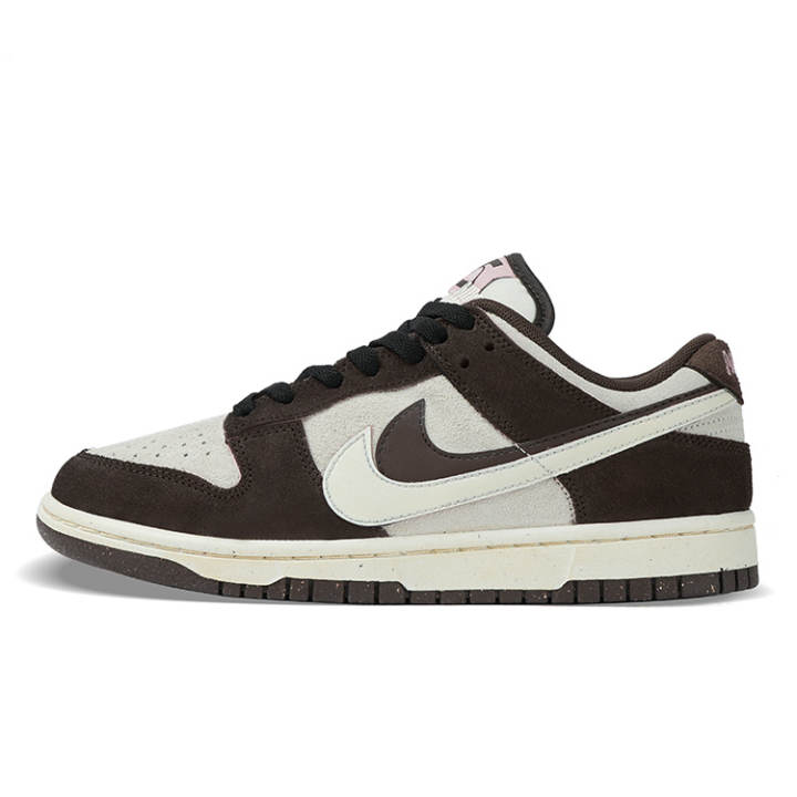 Nike Nike Dunk Low top Skateboard Shoes Women's Beige Brown